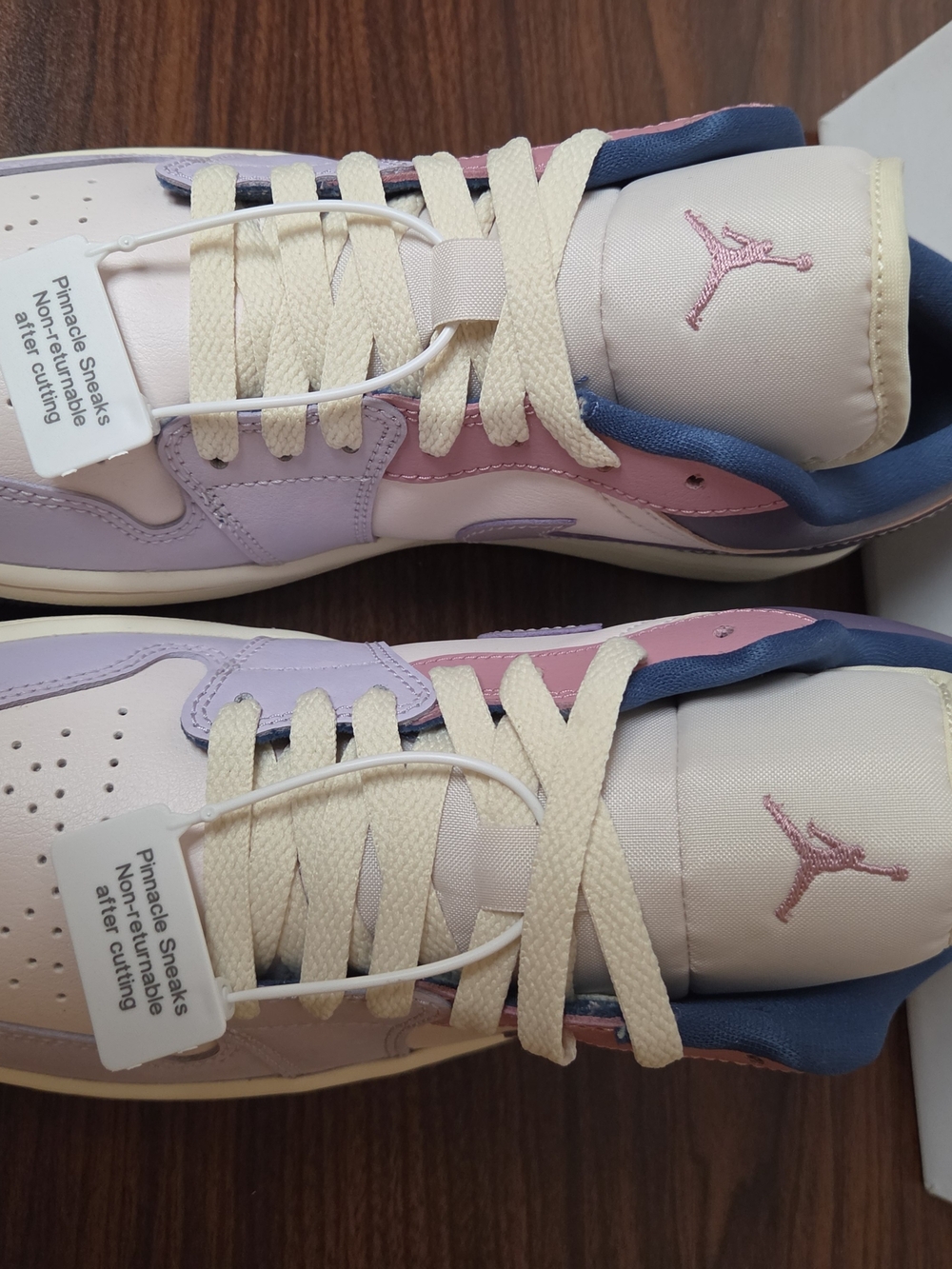 Brand New Air Jordan Low Retro - Pastel Lavender & Pink Women's Sneakers - Picture 2 of 8
